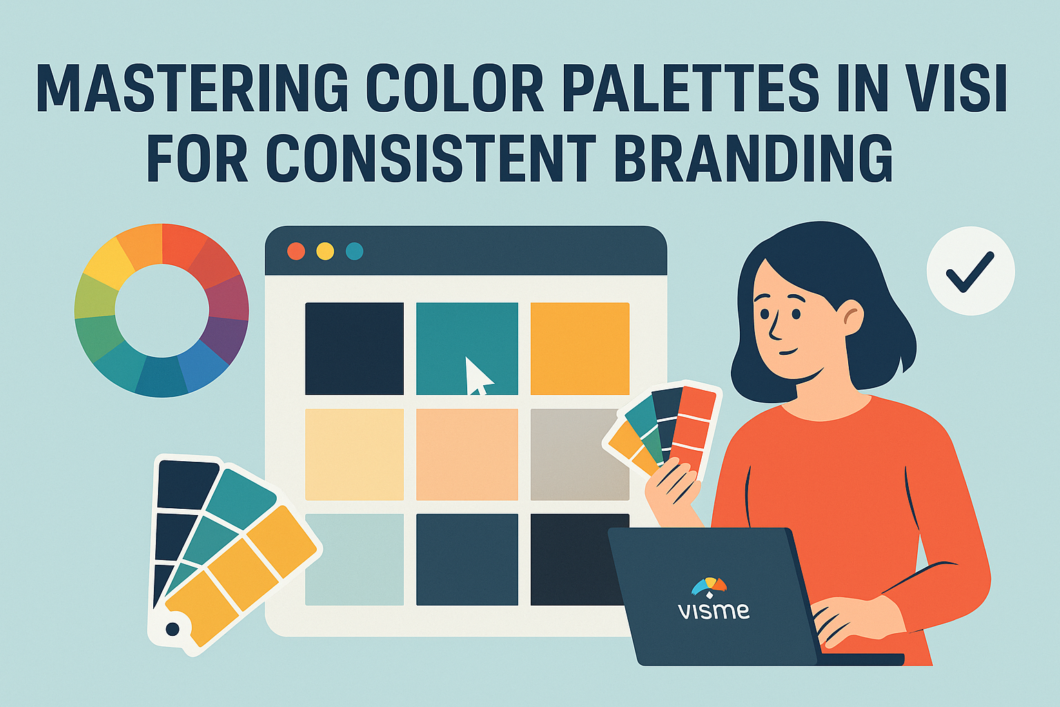 Mastering Color Palettes in Visme for Consistent Branding