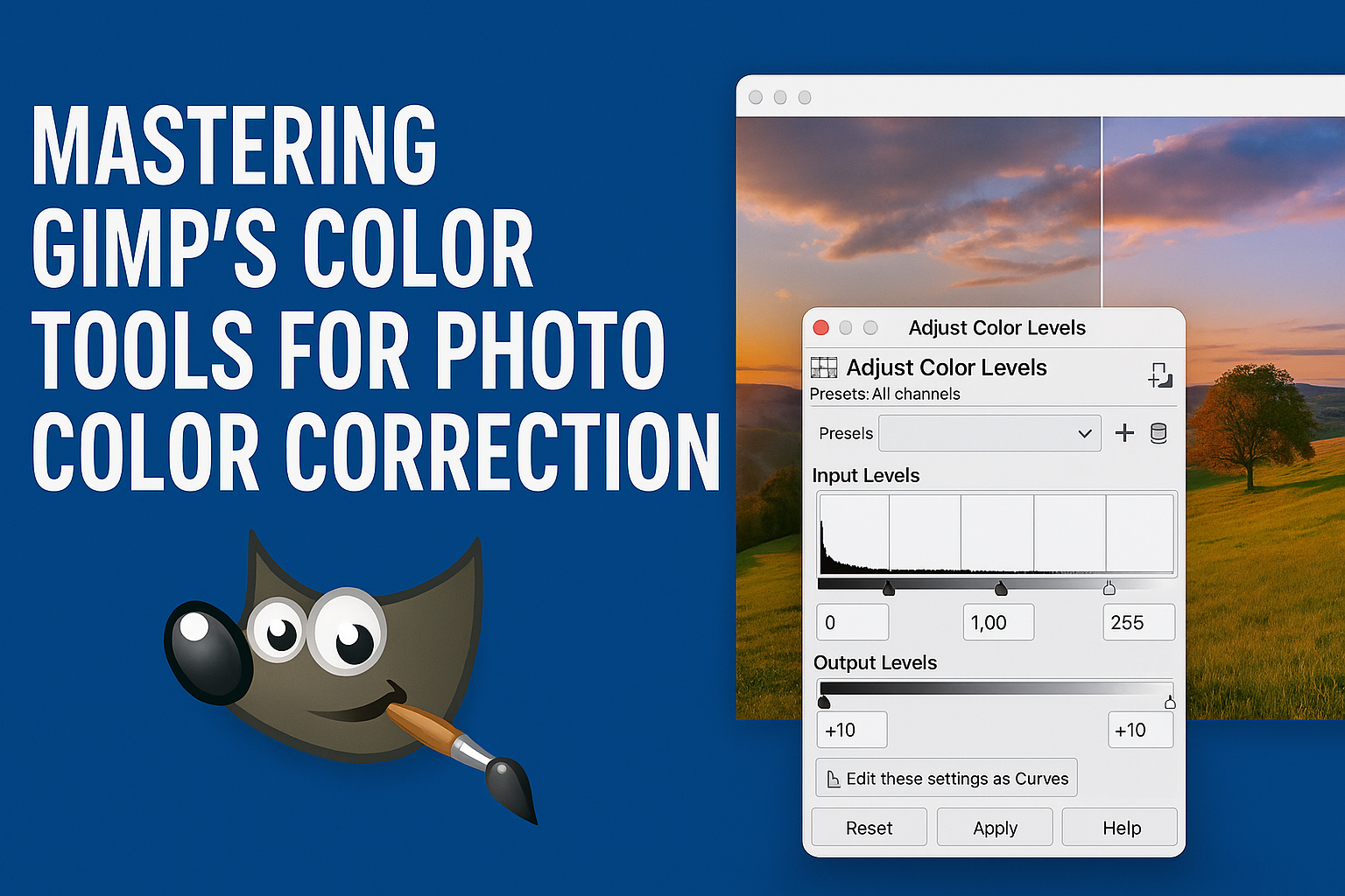 Mastering GIMP’s Color Tools for Photo Color Correction