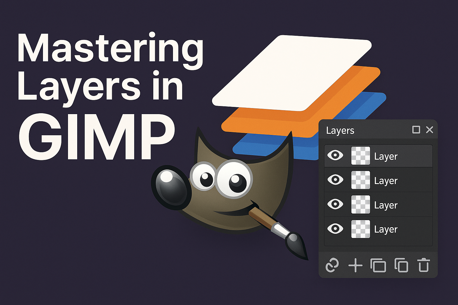 Mastering Layers in GIMP