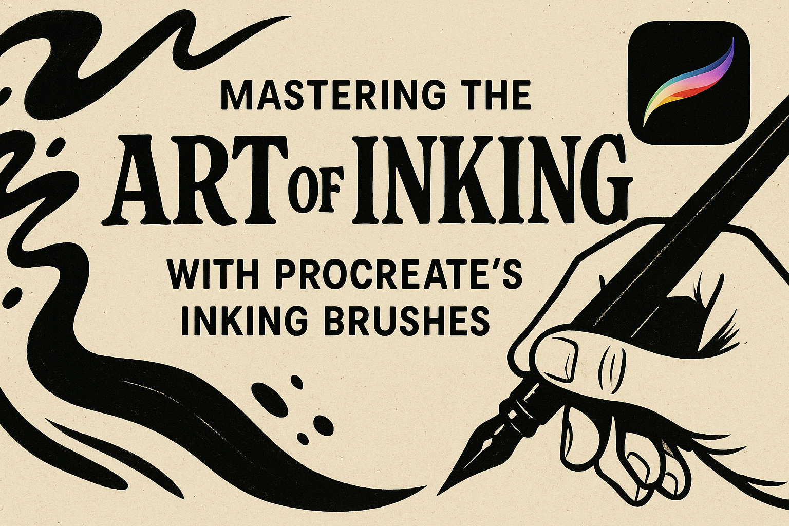 Mastering the Art of Inking with Procreate’s Inking Brushes