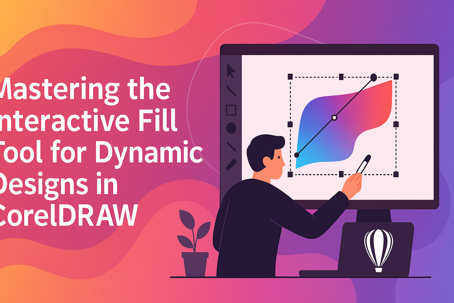 Mastering the Interactive Fill Tool for Dynamic Designs in CorelDRAW