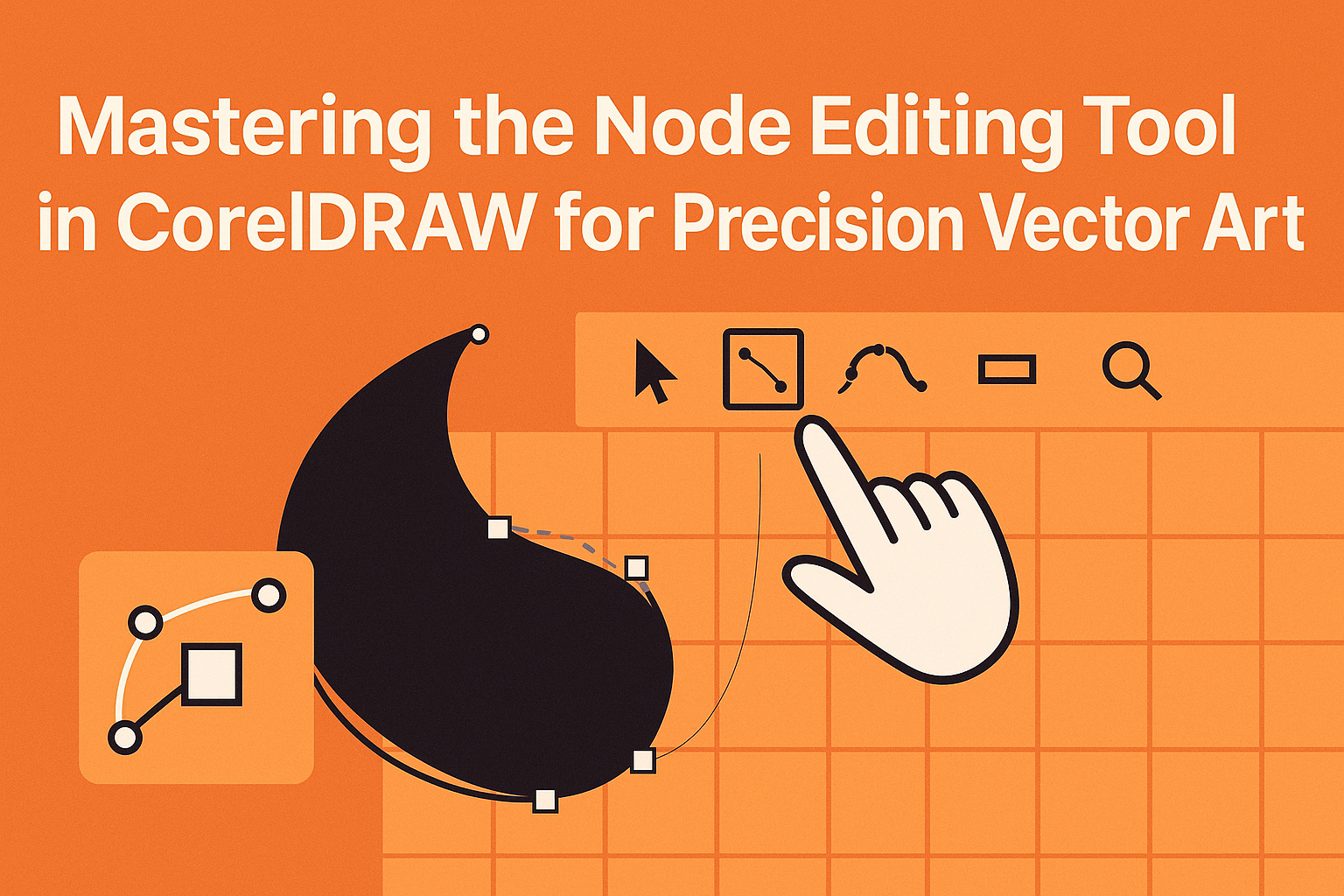 Mastering the Node Editing Tool in CorelDRAW for Precision Vector Art