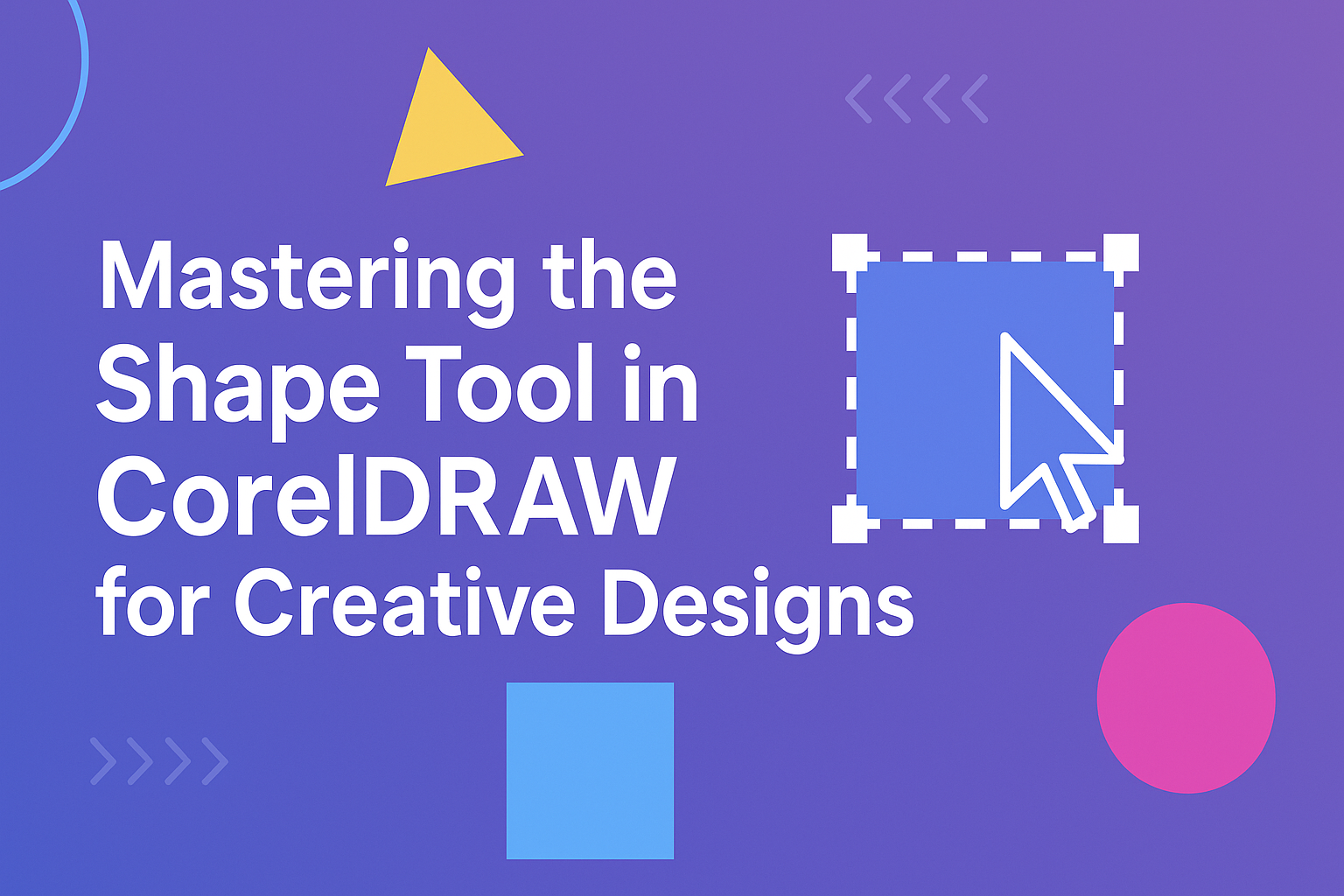 Mastering the Shape Tool in CorelDRAW for Creative Designs