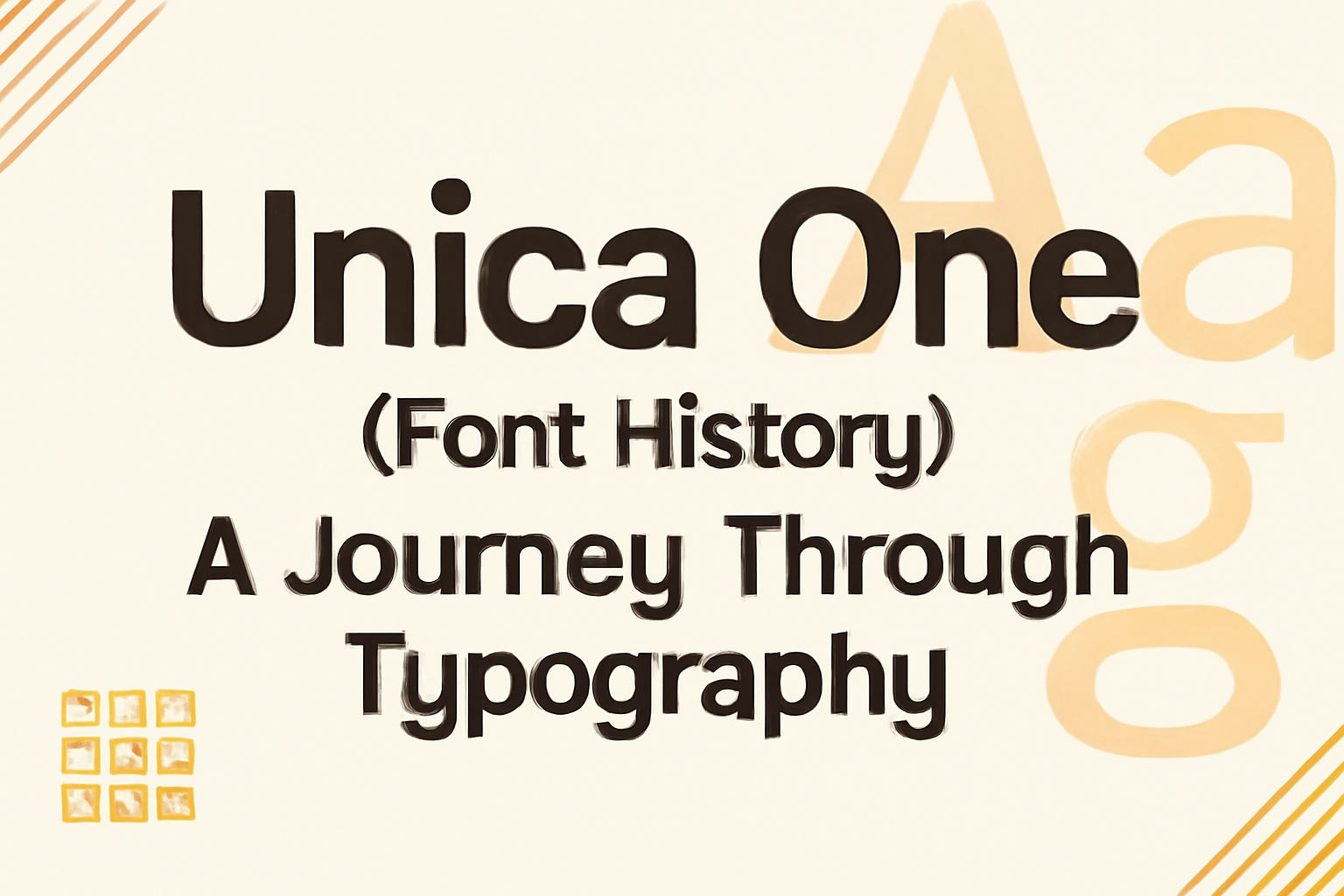 Unica One (Font History): A Journey Through Typography