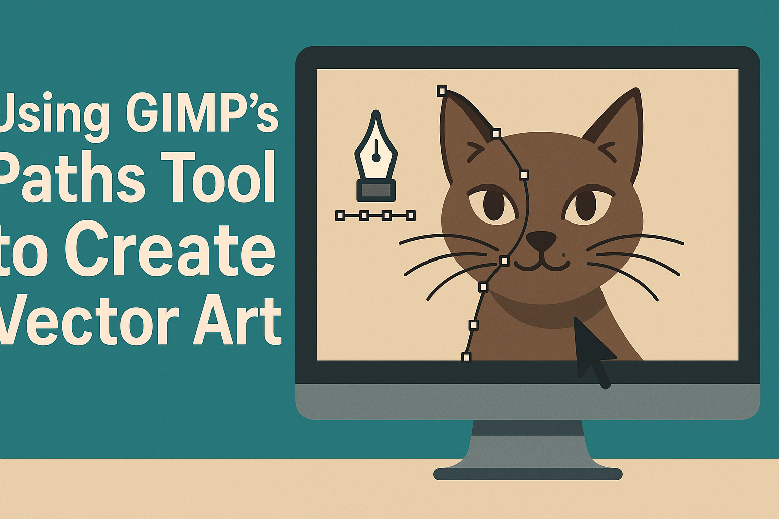 Using GIMP’s Paths Tool to Create Vector Art
