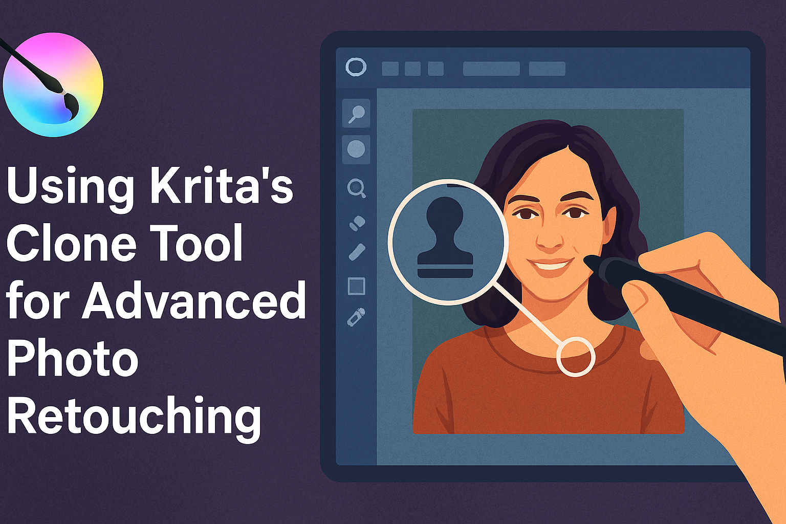 Using Krita’s Clone Tool for Advanced Photo Retouching
