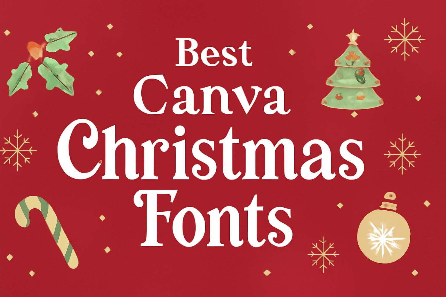 Best Canva Christmas Fonts