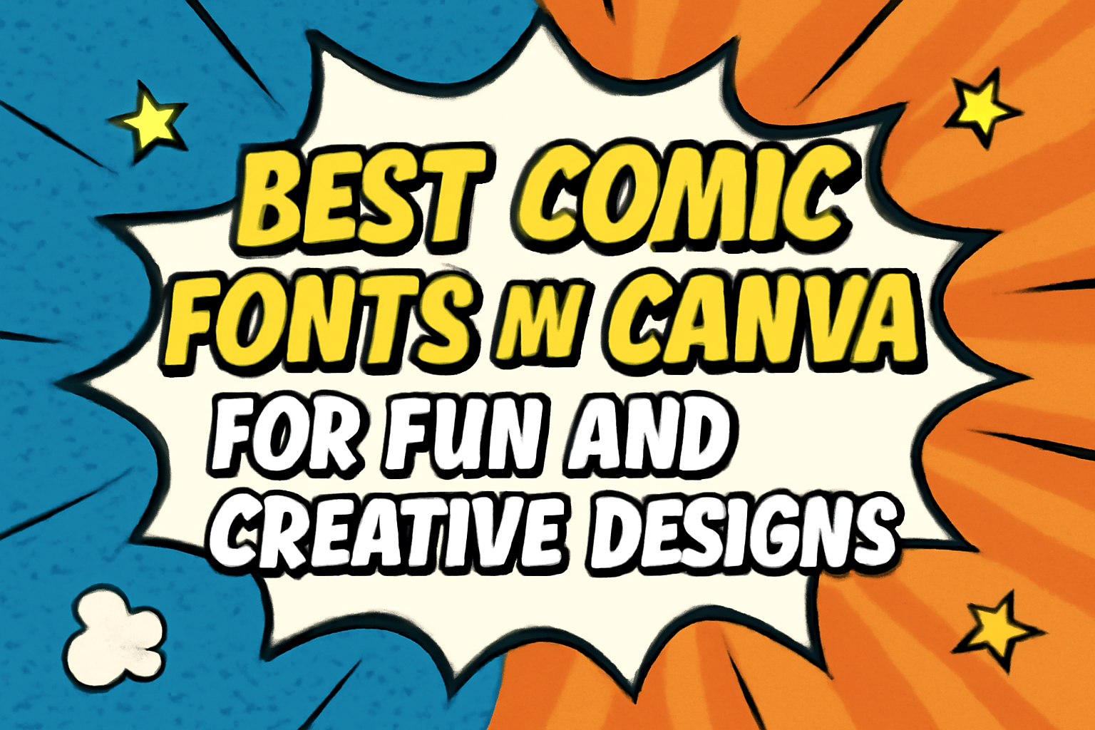 Best Comic Fonts in Canva for Fun and Creative Designs
