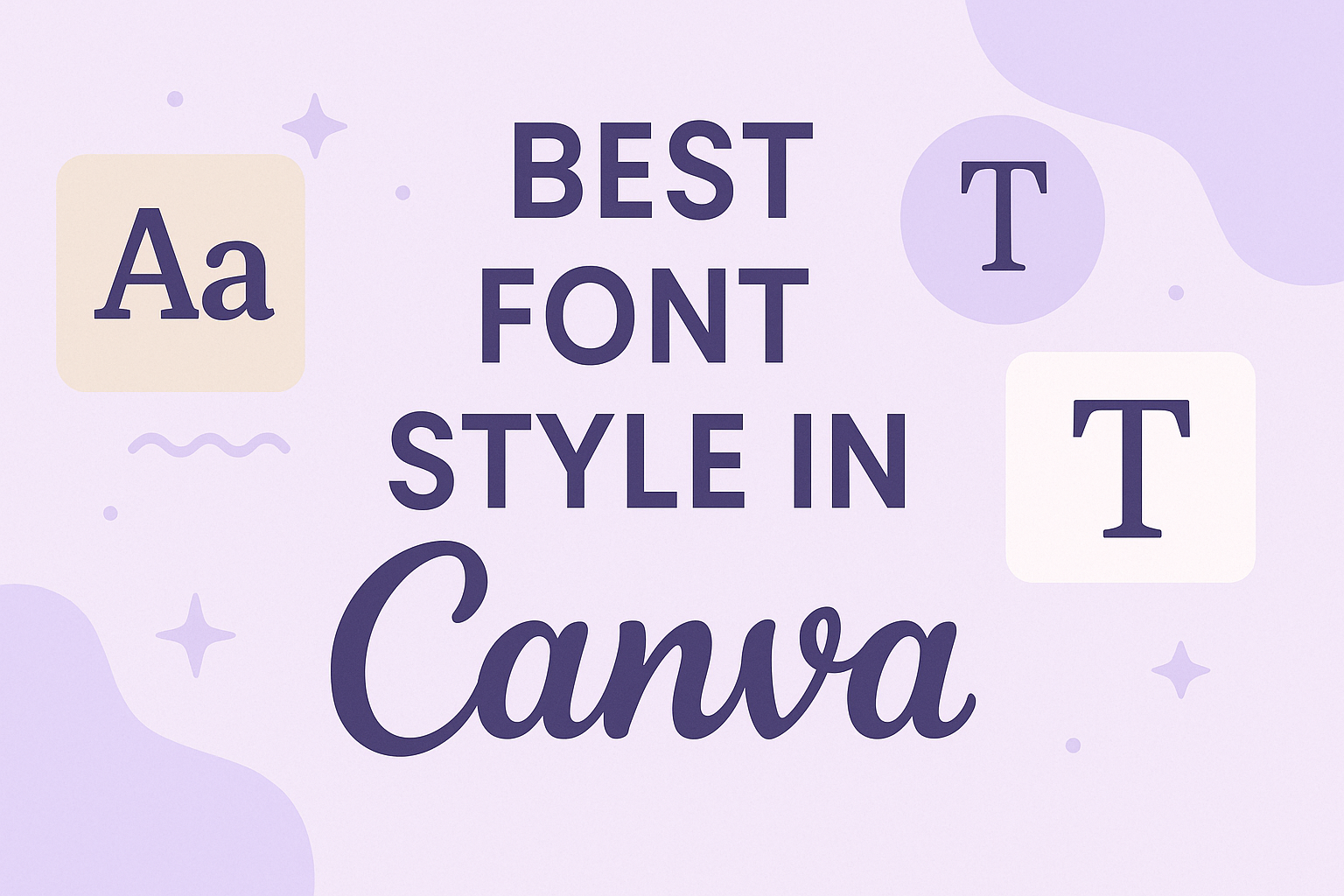 Best Font Style in Canva