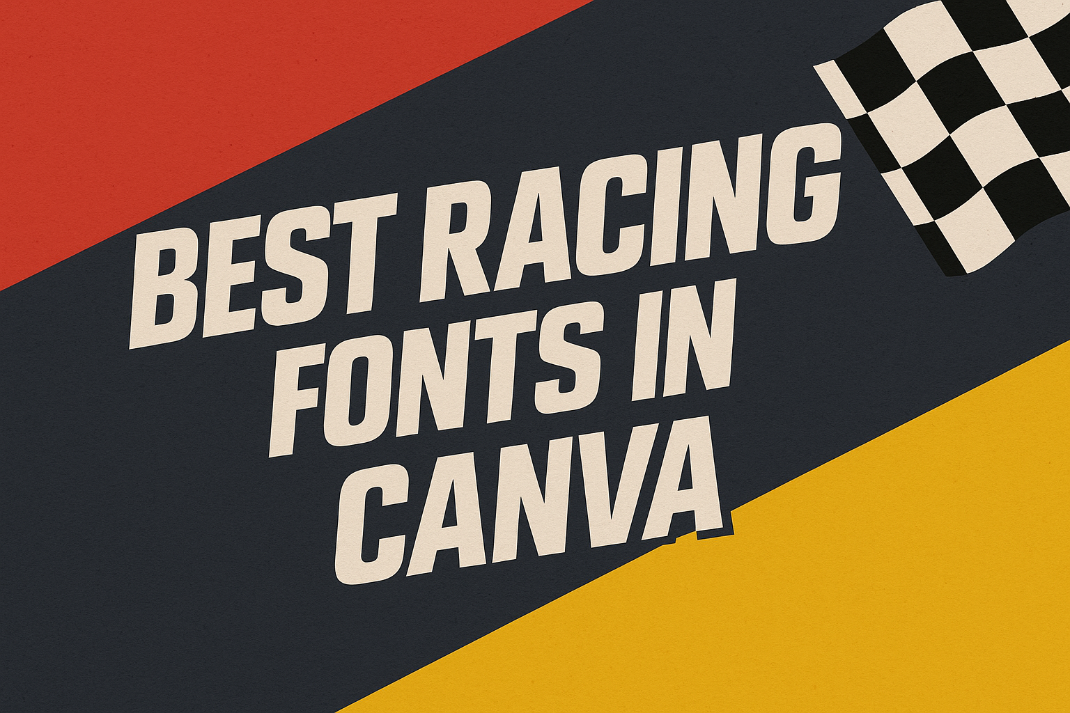 Best Racing Fonts in Canva