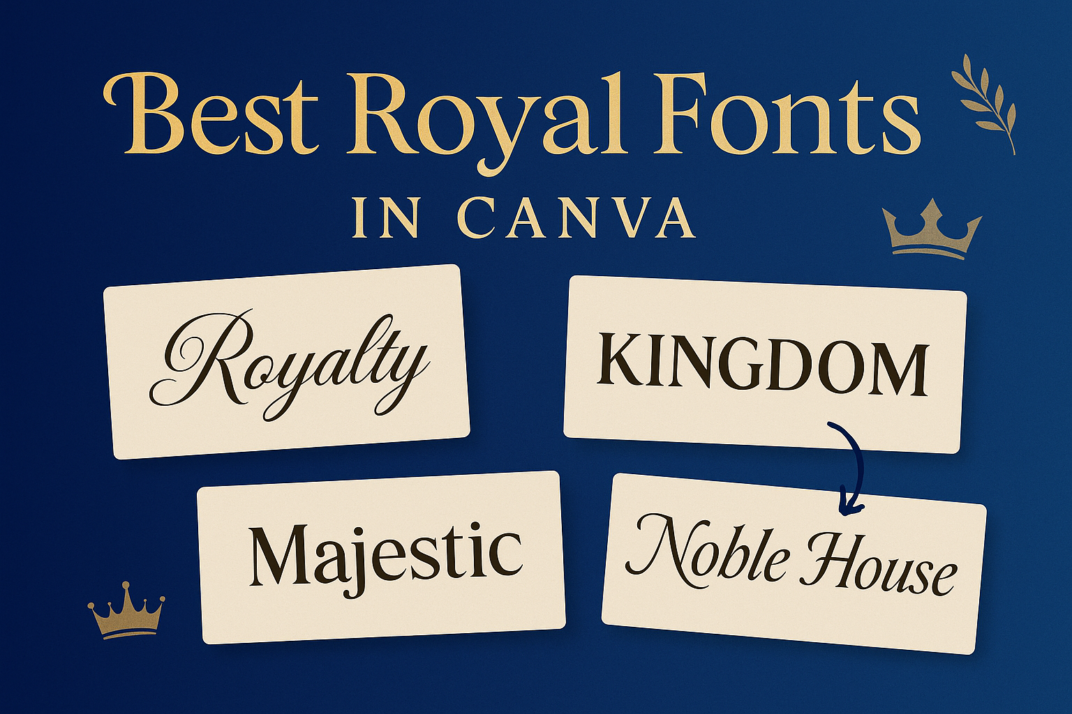 Best Royal Fonts in Canva