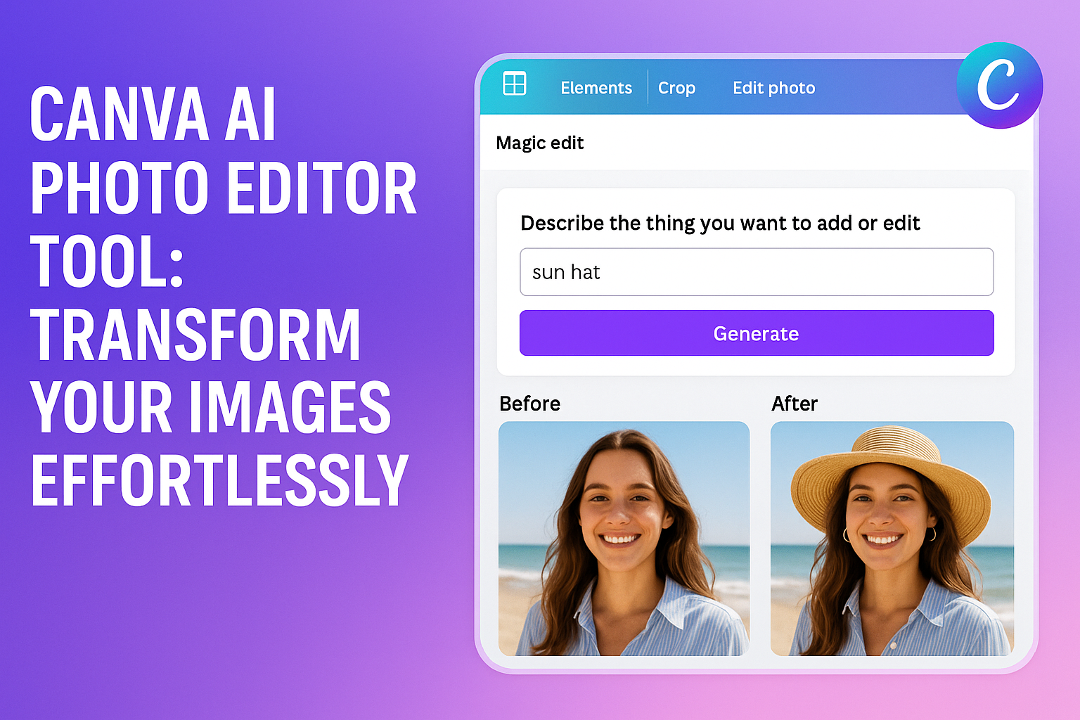 Canva AI Photo Editor Tool Transform Your Images Effortlessly
