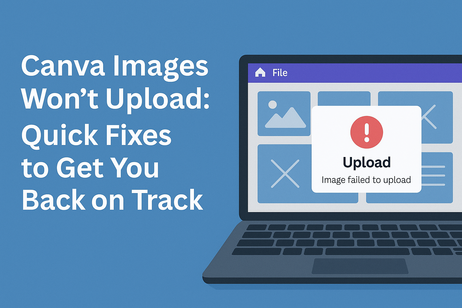 Canva Images Won’t Upload