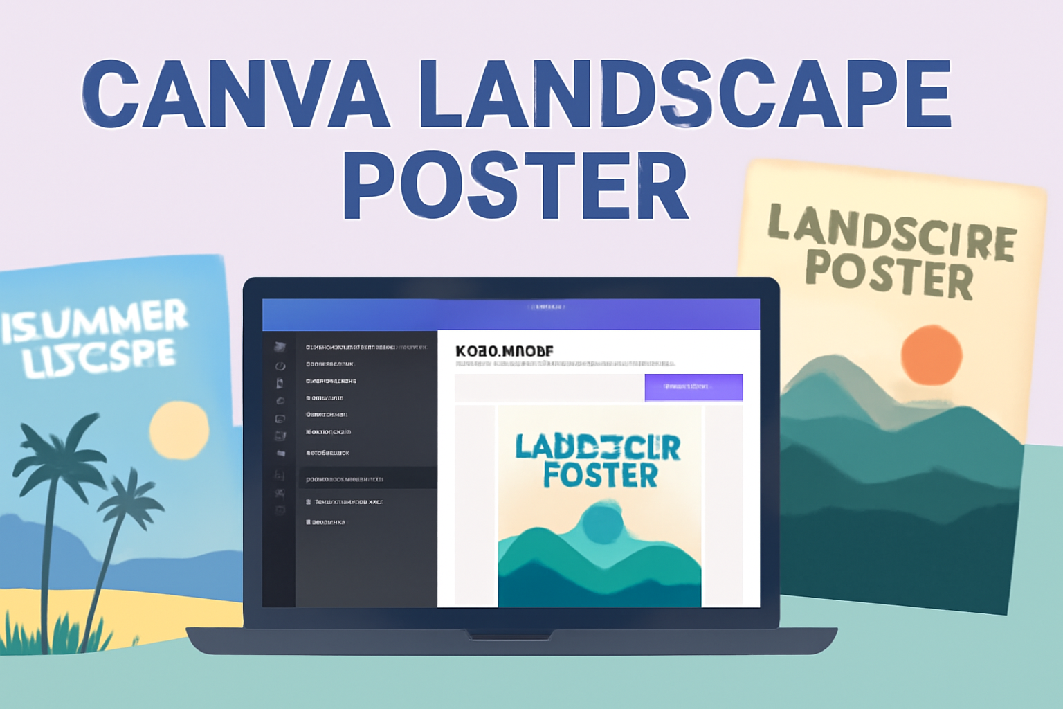 Canva Landscape Poster