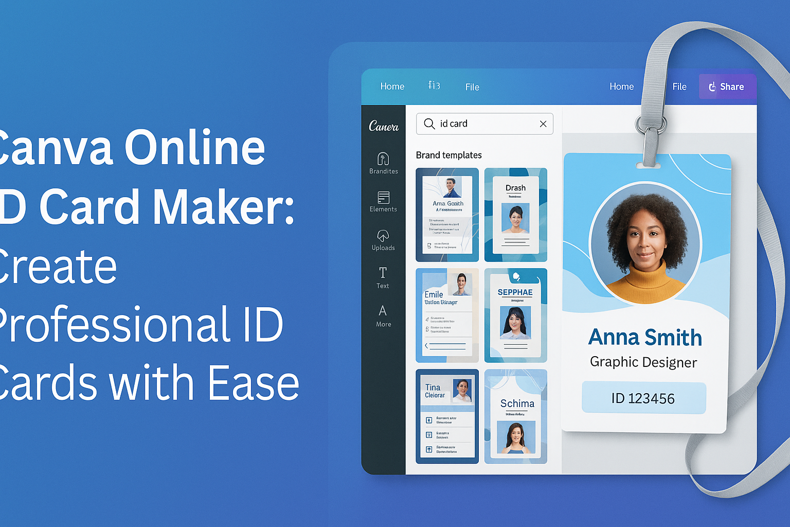 Canva Online ID Card Maker