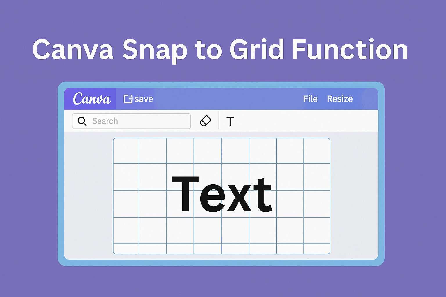 Canva Snap to Grid Function