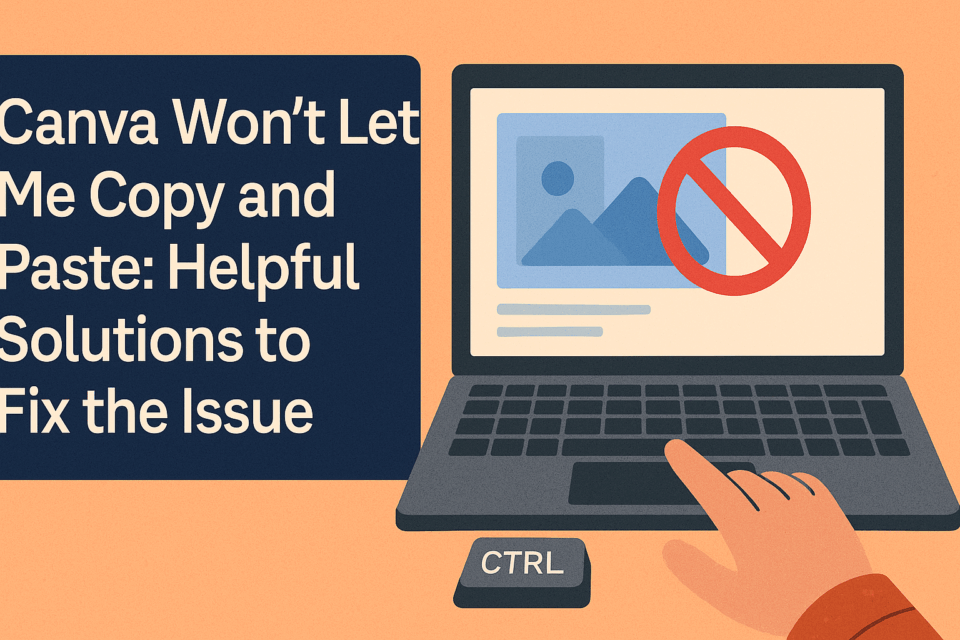 Canva Won't Let Me Copy and Paste: Helpful Solutions to Fix the Issue ...