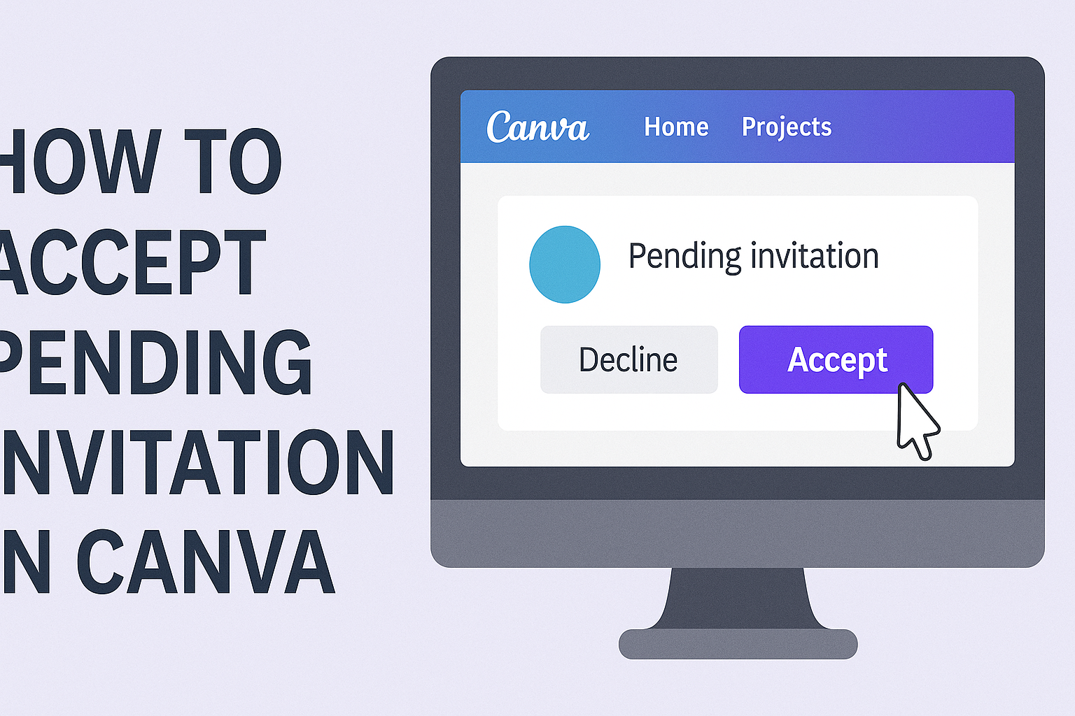 How to Accept Pending Invitation in Canva