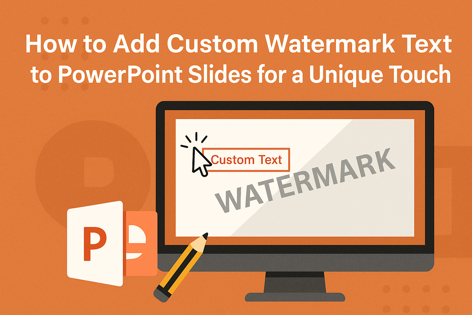How to Add Custom Watermark Text to PowerPoint Slides for a Unique Touch