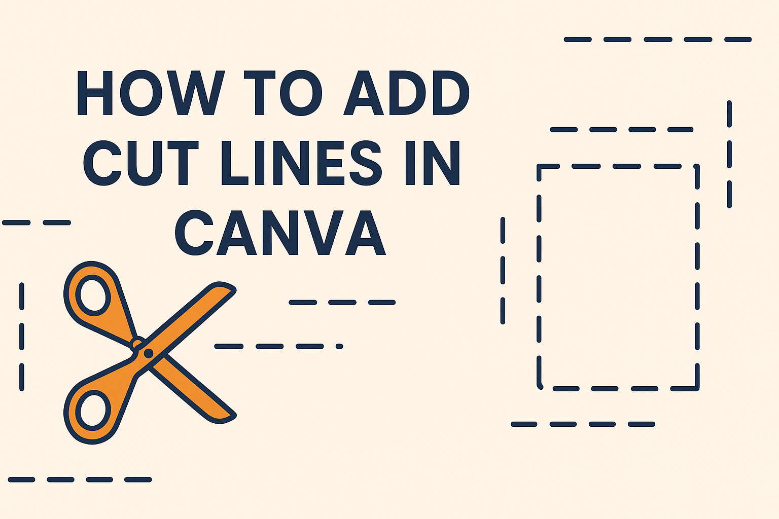 How to Add Cut Lines in Canva