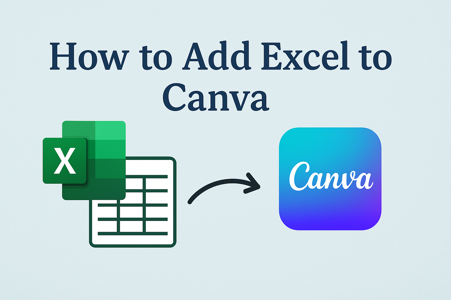 How to Add Excel to Canva