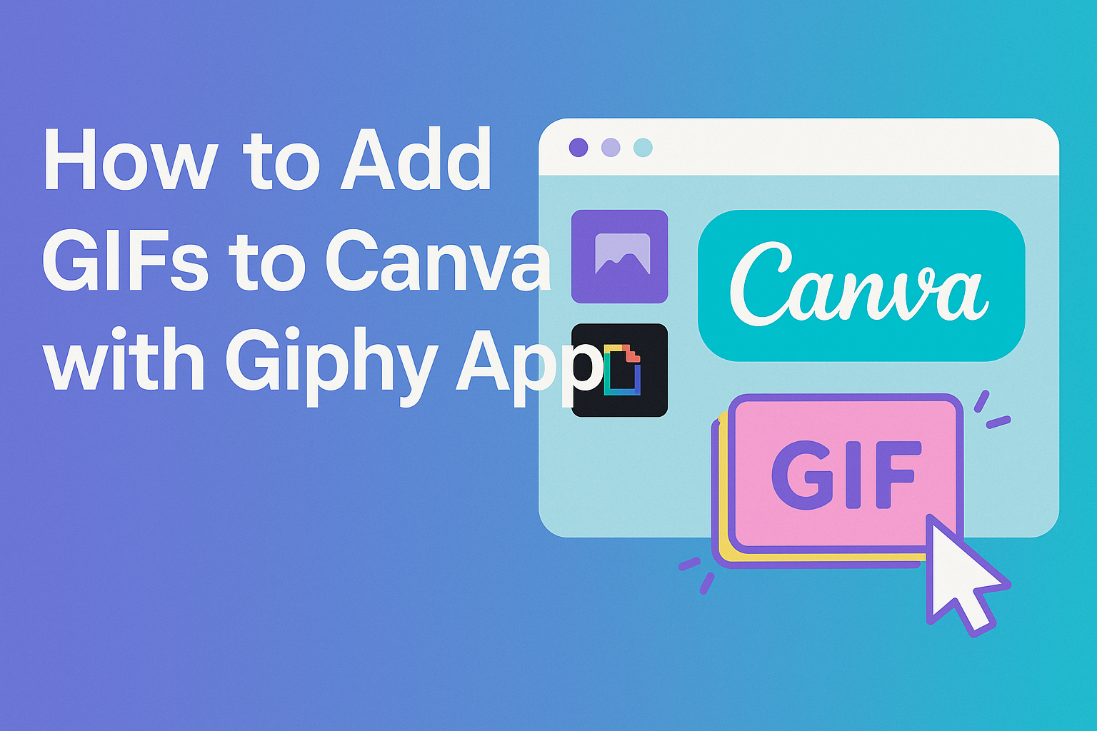 How to Add GIFs to Canva with Giphy App