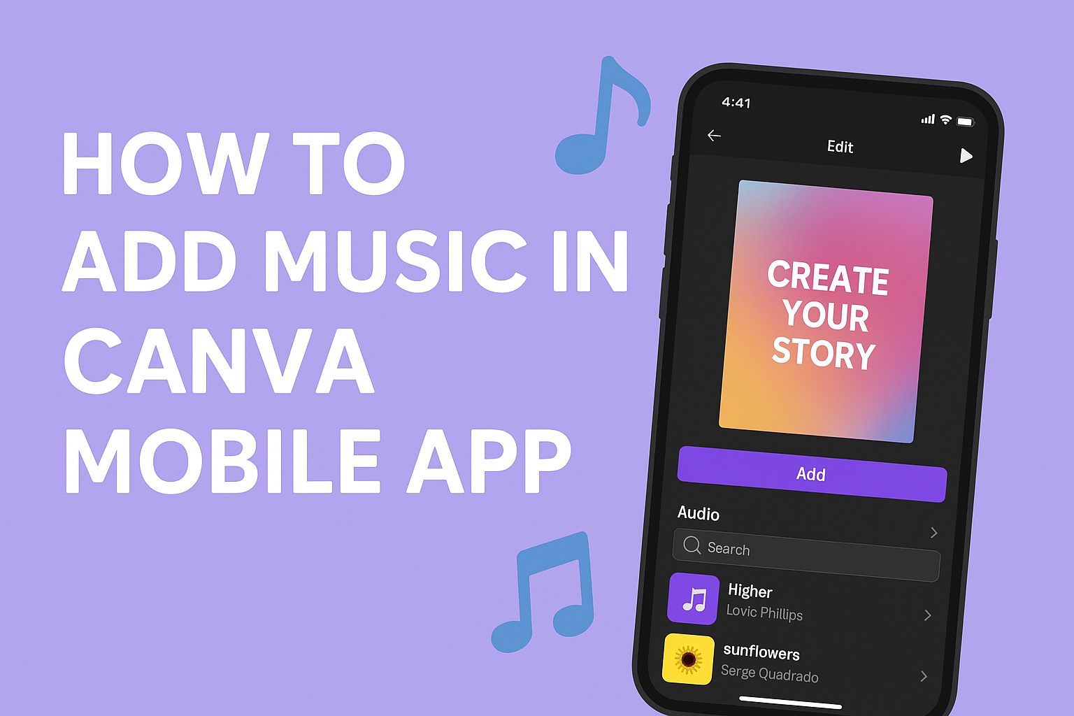 How to Add Music in Canva Mobile App