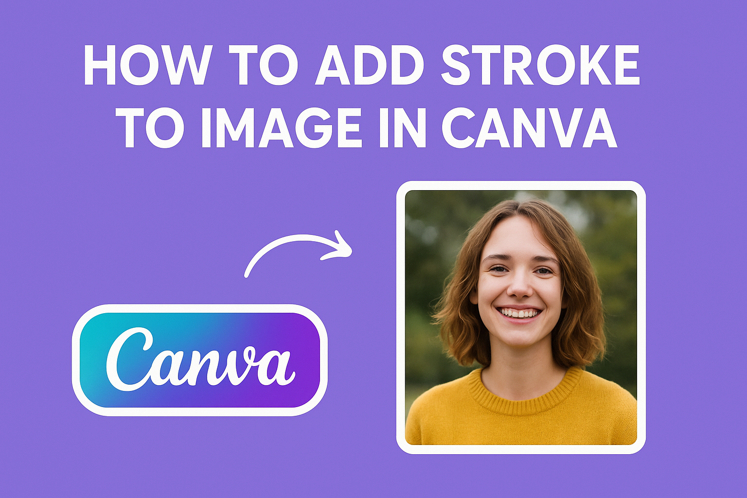 How to Add Stroke to Image in Canva