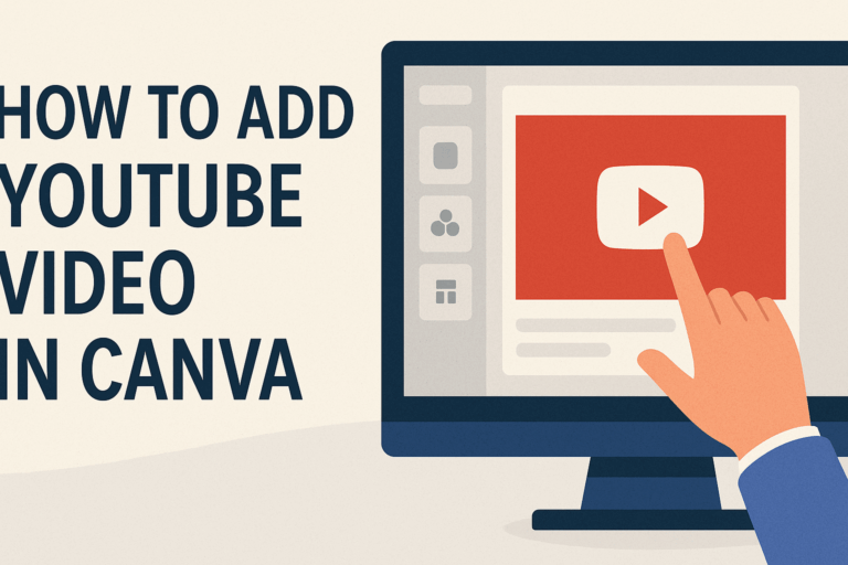 How to Add YouTube Video in Canva