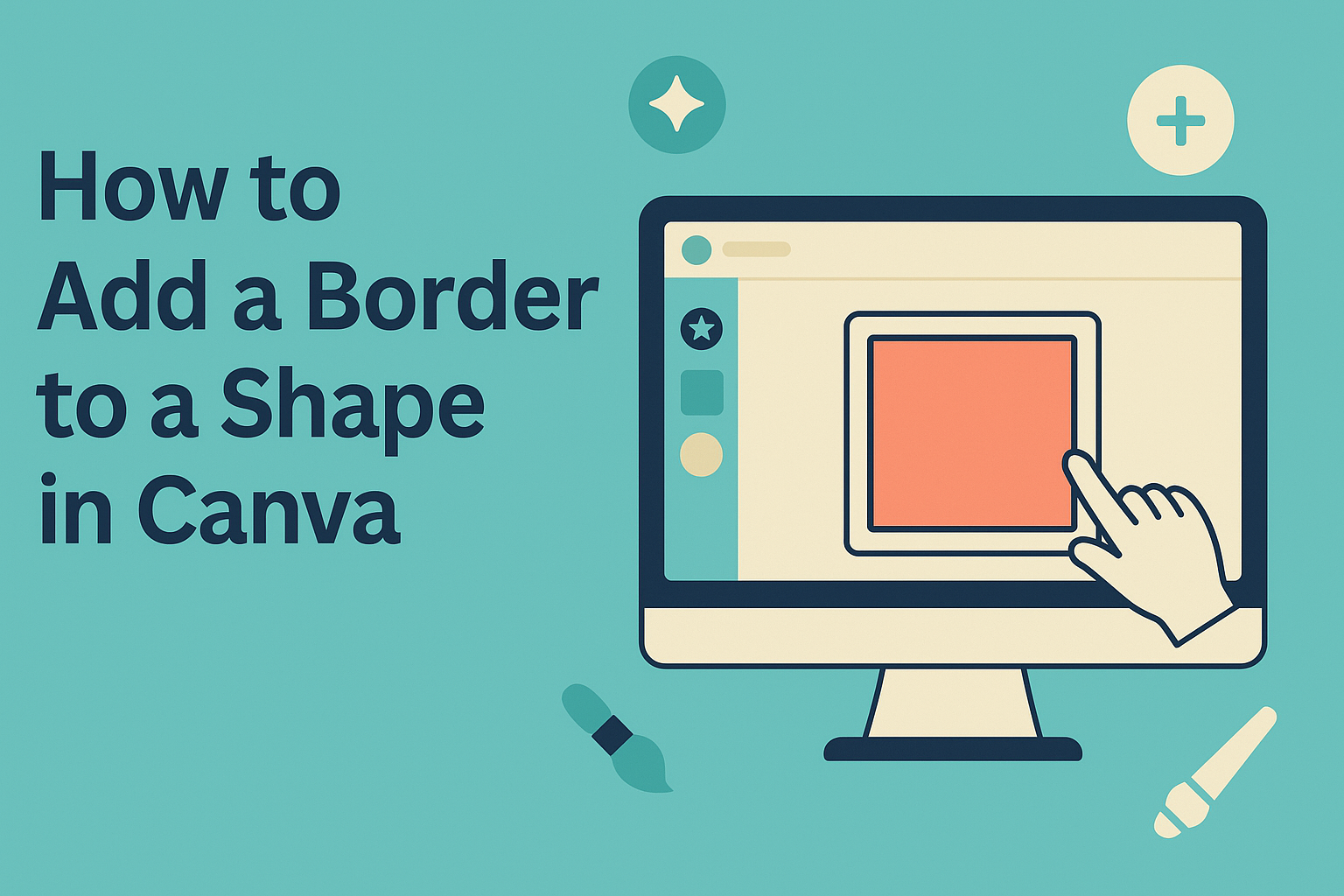 How to Add a Border to a Shape in Canva