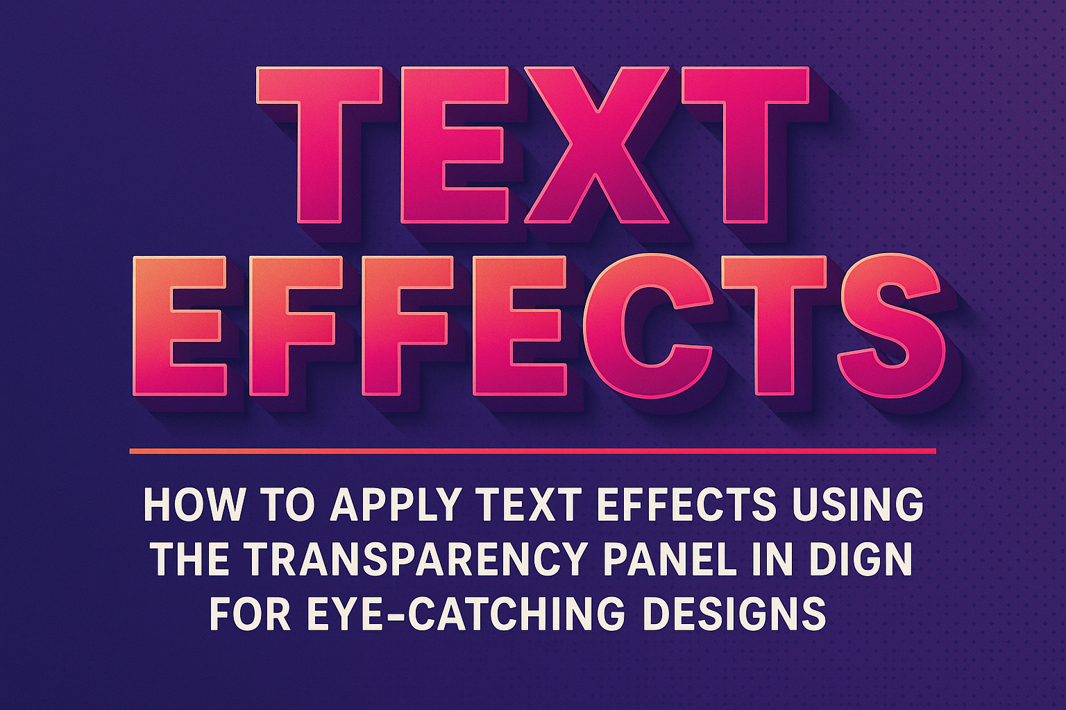 How to Apply Text Effects Using the Transparency Panel in InDesign for Eye-Catching Designs