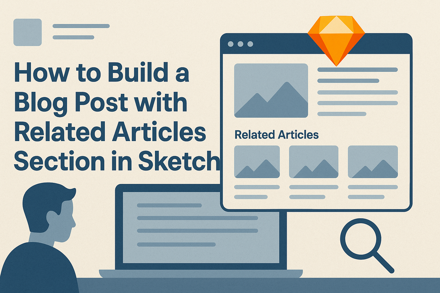 How to Build a Blog Post with Related Articles Section in Sketch