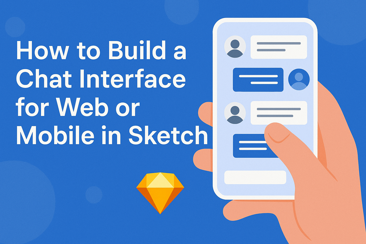 How to Build a Chat Interface for Web or Mobile in Sketch