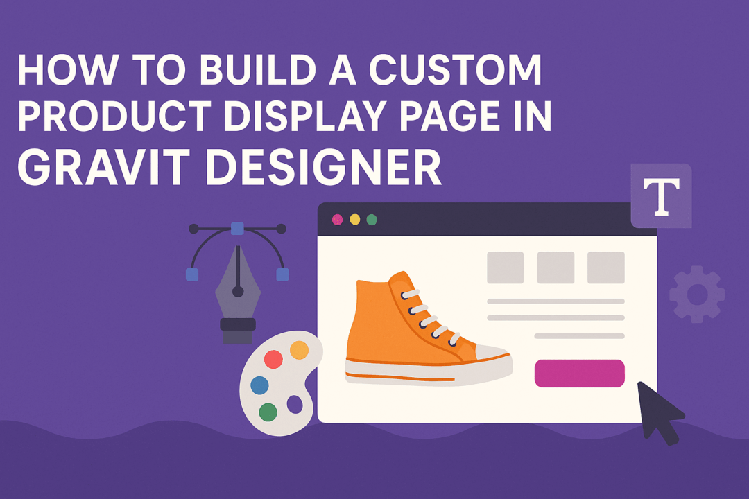 How to Build a Custom Product Display Page in Gravit Designer