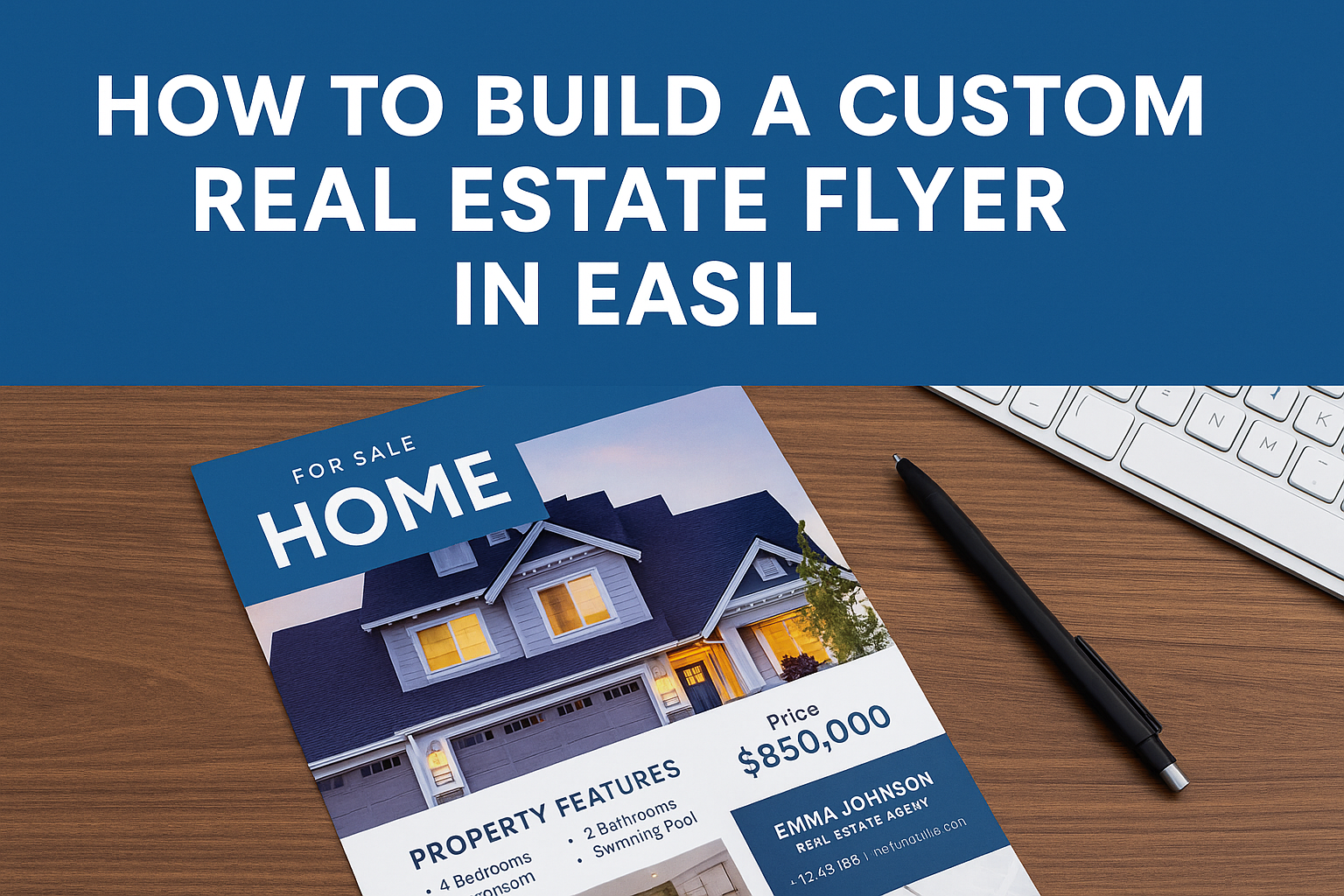 How to Build a Custom Real Estate Flyer in Easil