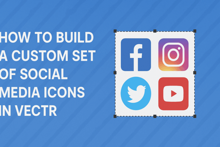 How to Build a Custom Set of Social Media Icons in Vectr