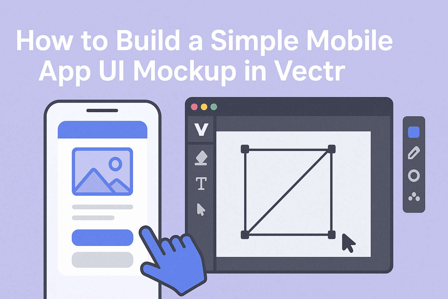 How to Build a Simple Mobile App UI Mockup in Vectr