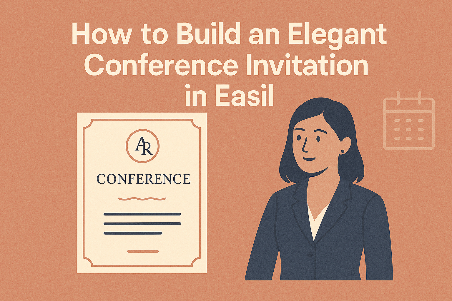 How to Build an Elegant Conference Invitation in Easil