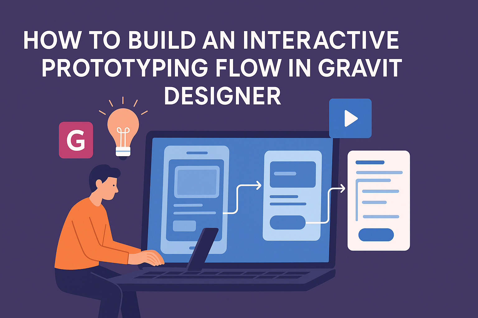 How to Build an Interactive Prototyping Flow in Gravit Designer