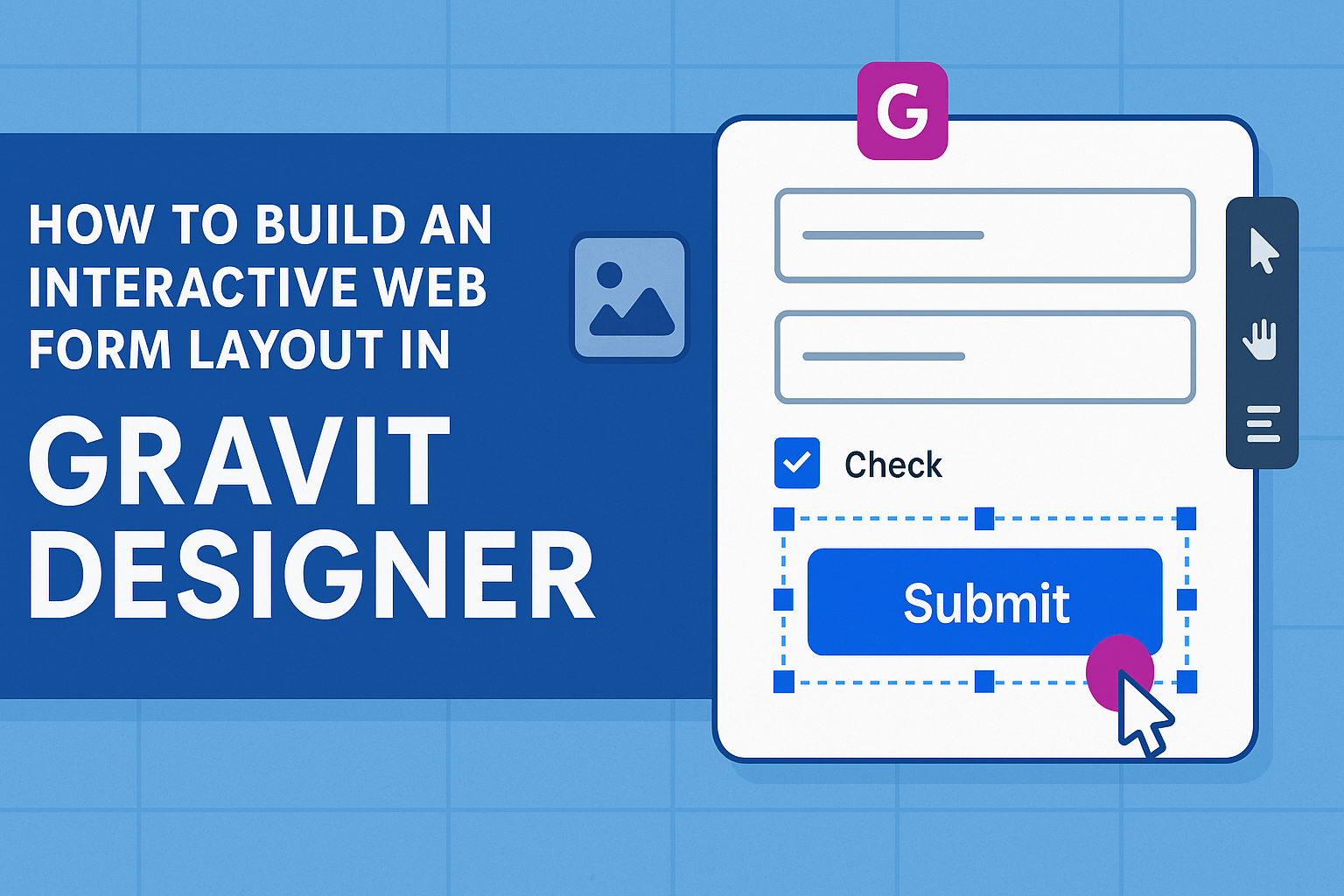How to Build an Interactive Web Form Layout in Gravit Designer
