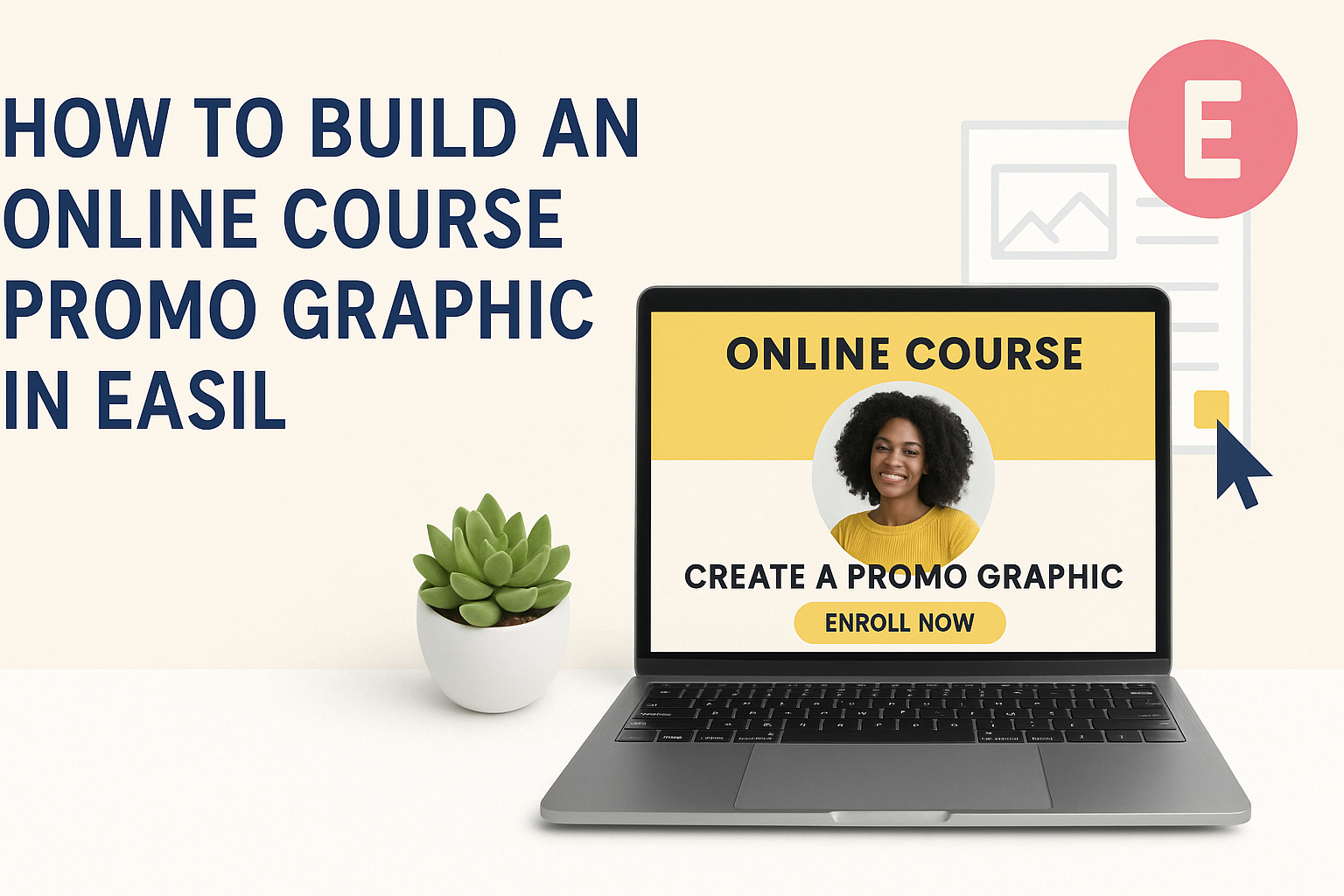 How to Build an Online Course Promo Graphic in Easil