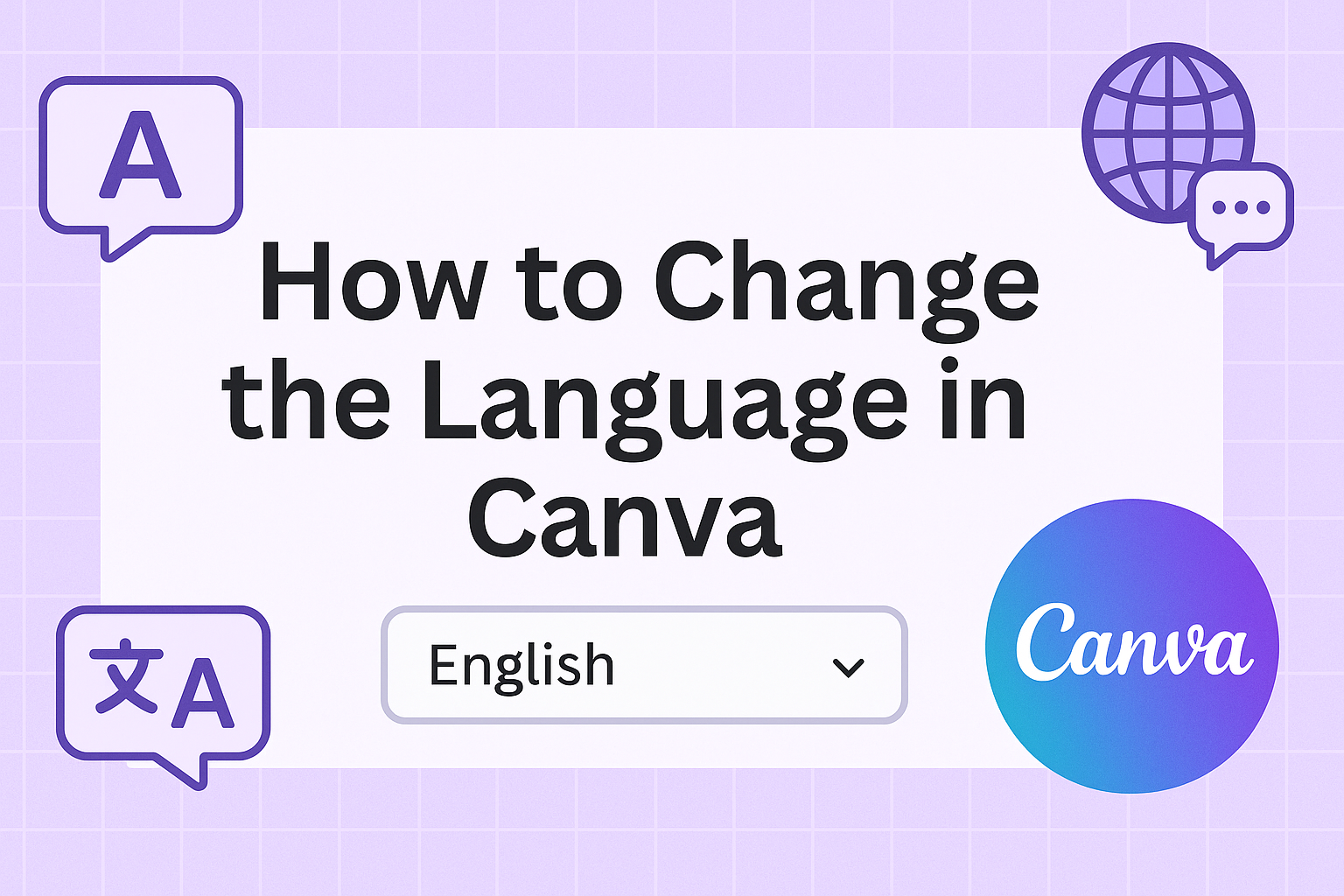 How to Change the Language in Canva