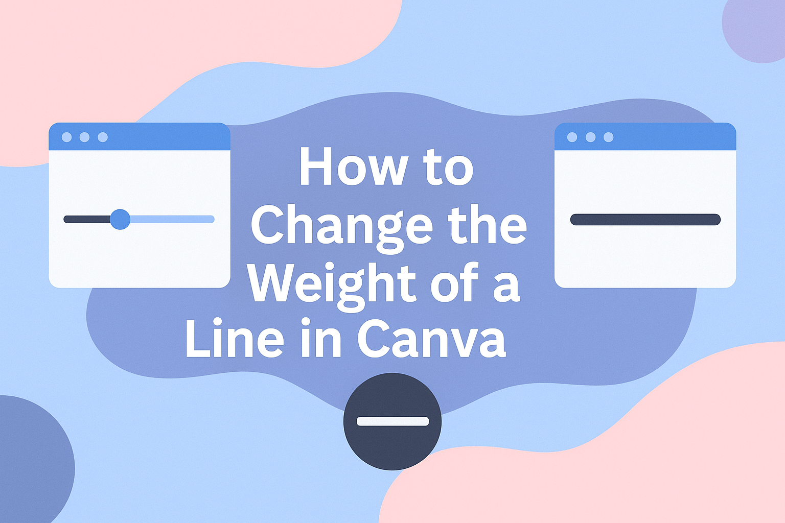 How to Change the Weight of a Line in Canva