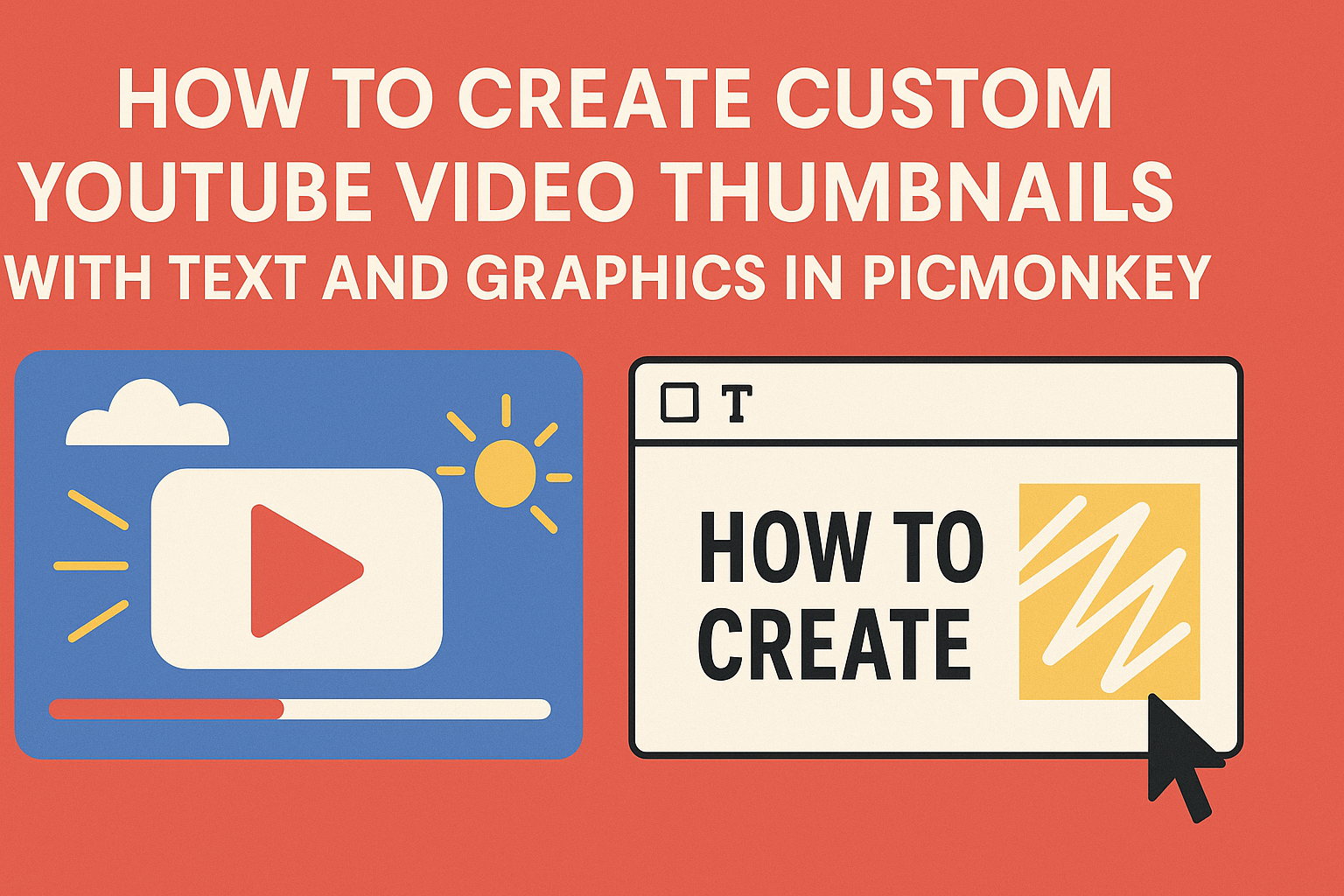 How to Create Custom YouTube Video Thumbnails with Text and Graphics in PicMonkey