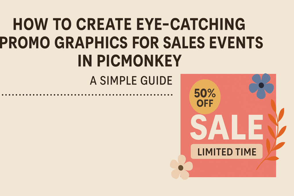 How to Create Eye-Catching Promo Graphics for Sales Events in PicMonkey