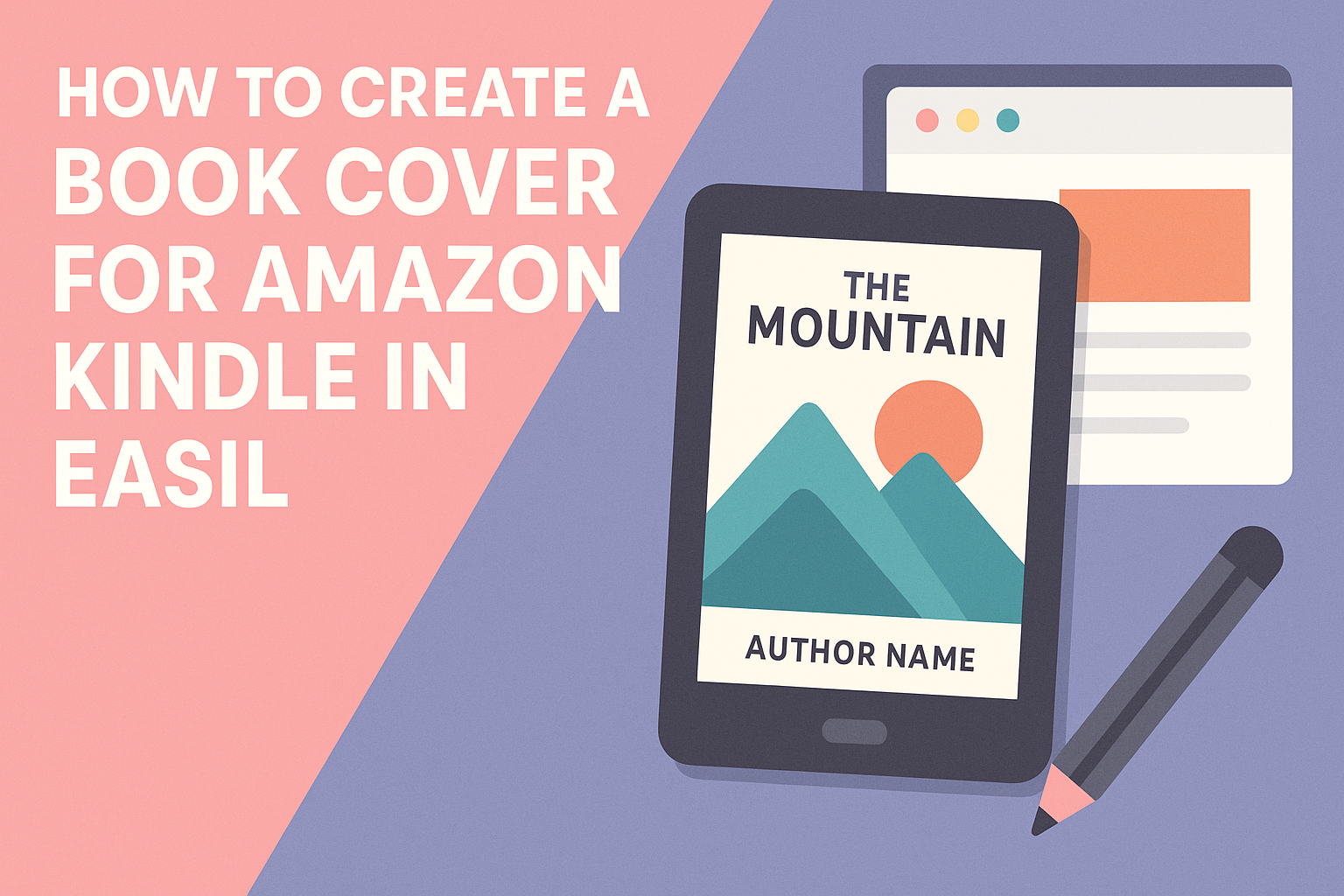 How to Create a Book Cover for Amazon Kindle in Easil