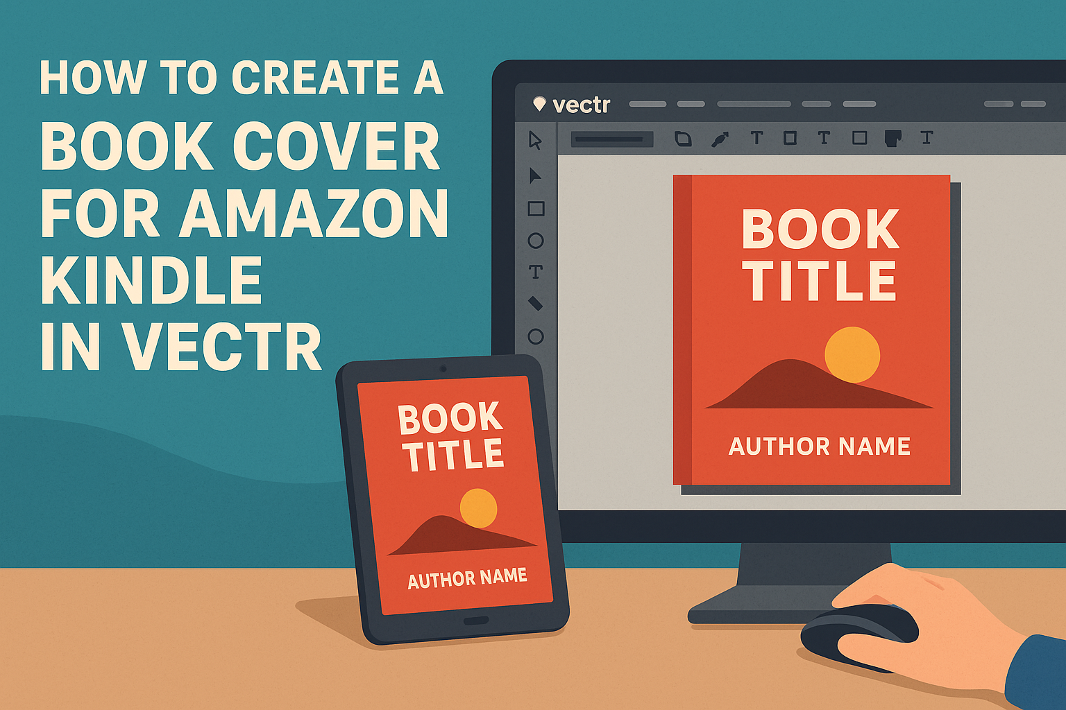 How to Create a Book Cover for Amazon Kindle in Vectr