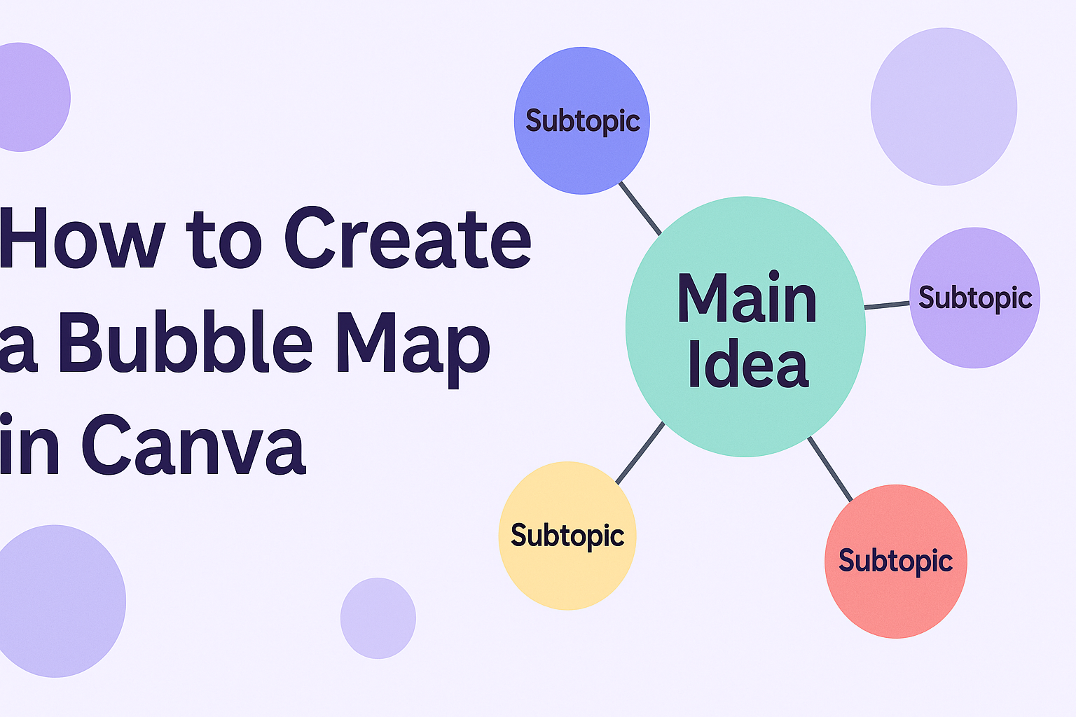How to Create a Bubble Map in Canva