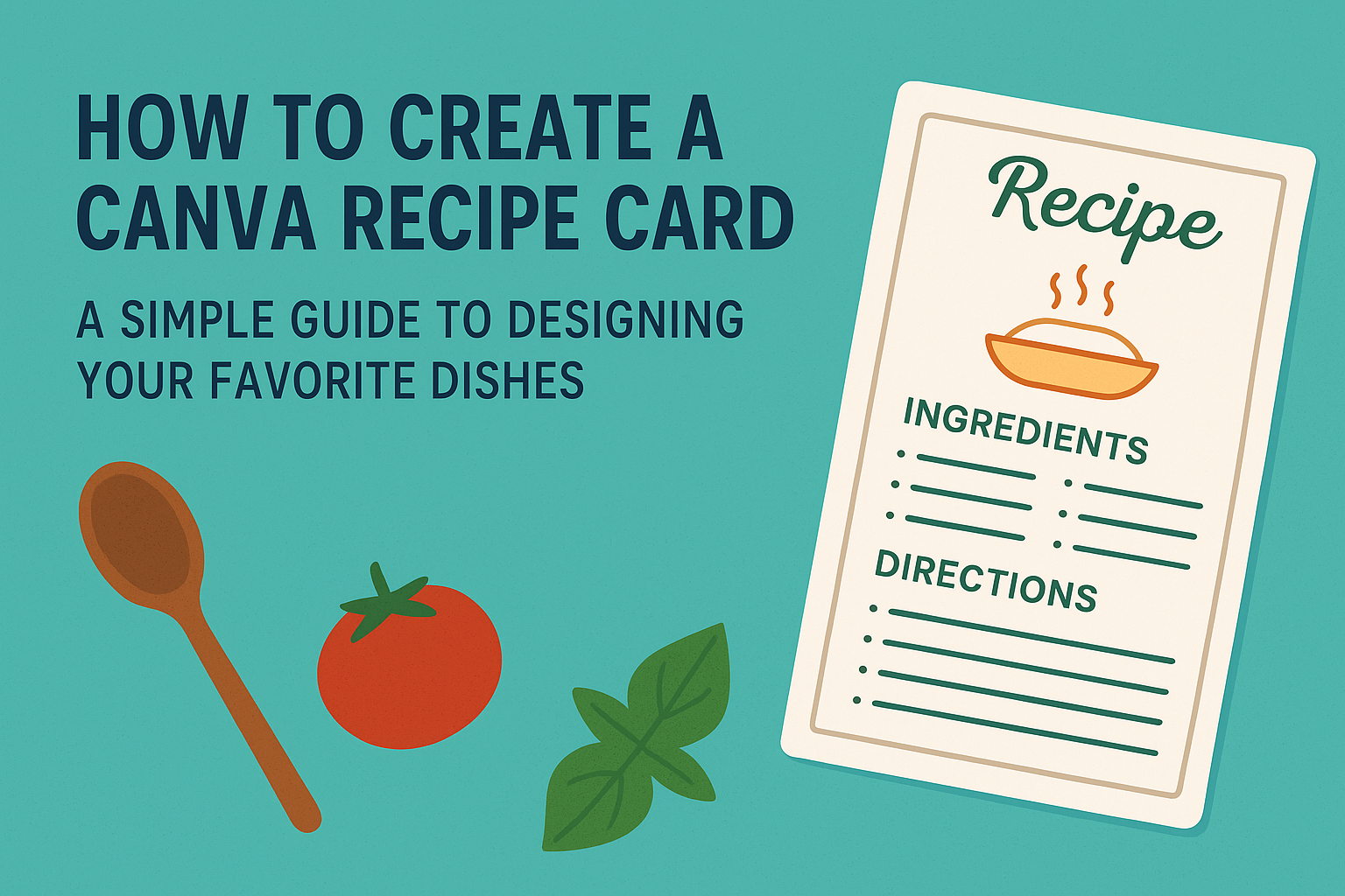 How to Create a Canva Recipe Card