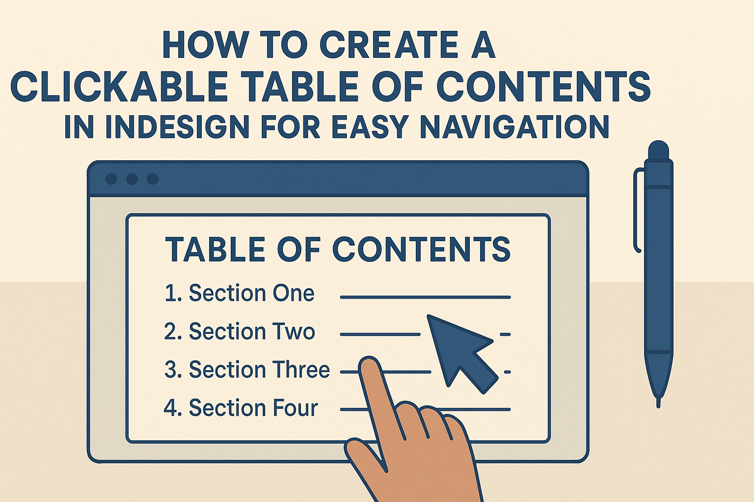How to Create a Clickable Table of Contents in InDesign for Easy Navigation